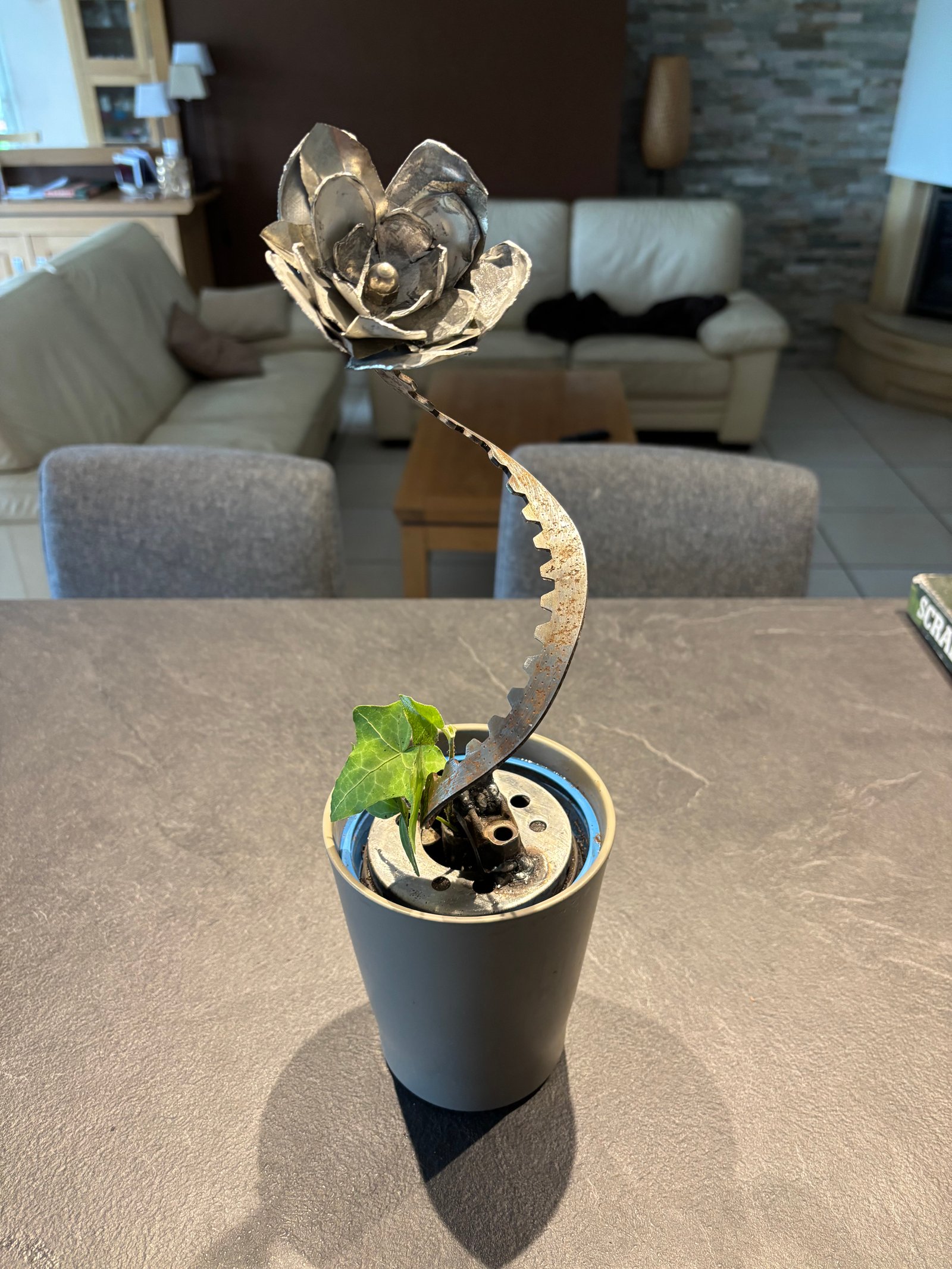 Fleure avec lierre